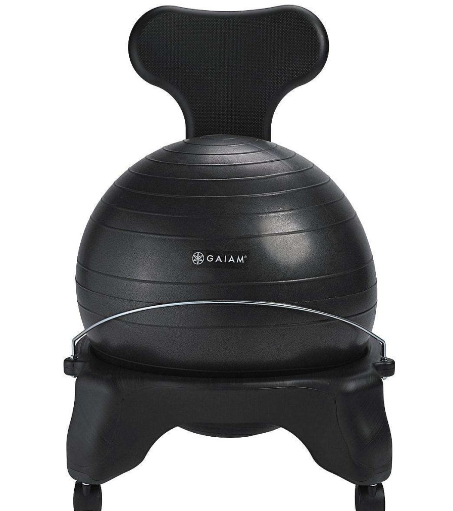 Yoga Mats & Props Gaiam | Balance Ball Chair Charcoal