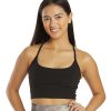 Clothing Glyder Yoga Tops | Pure Yoga Crop Top Black