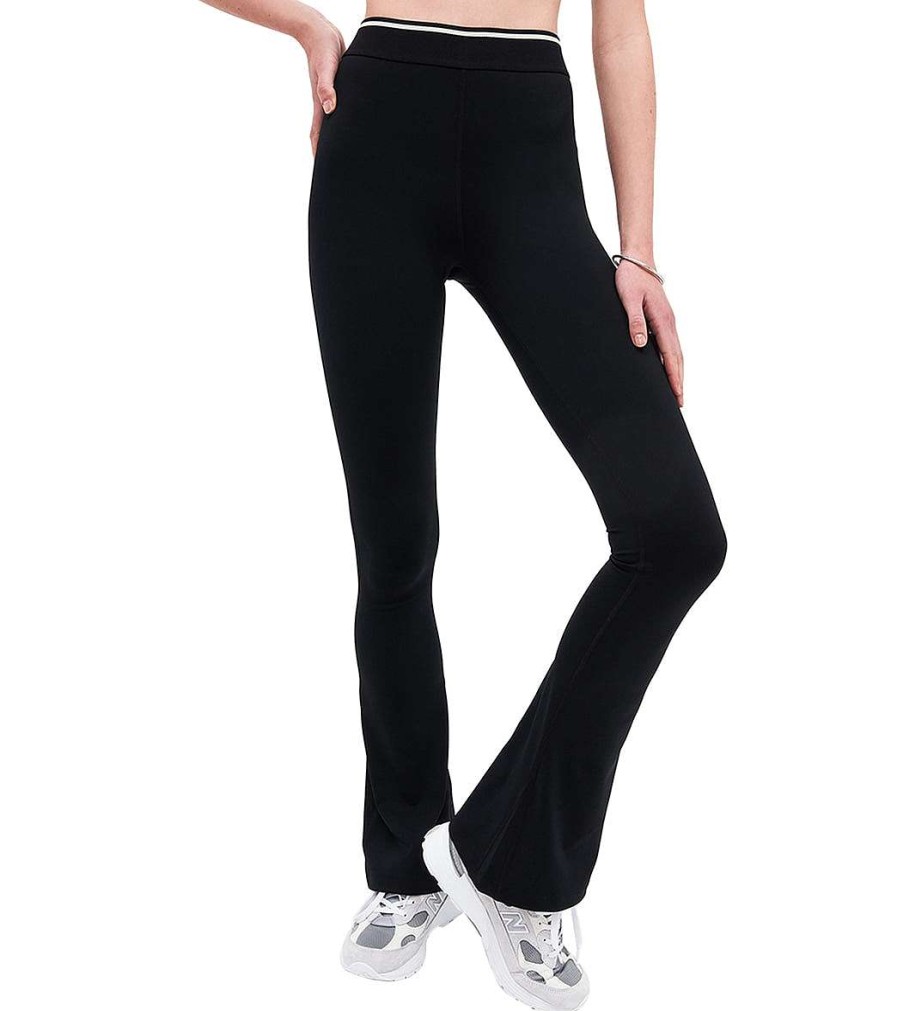 Clothing Splits 59 Yoga Pants | Raquel High Waist Recycled Techflex Flare Black