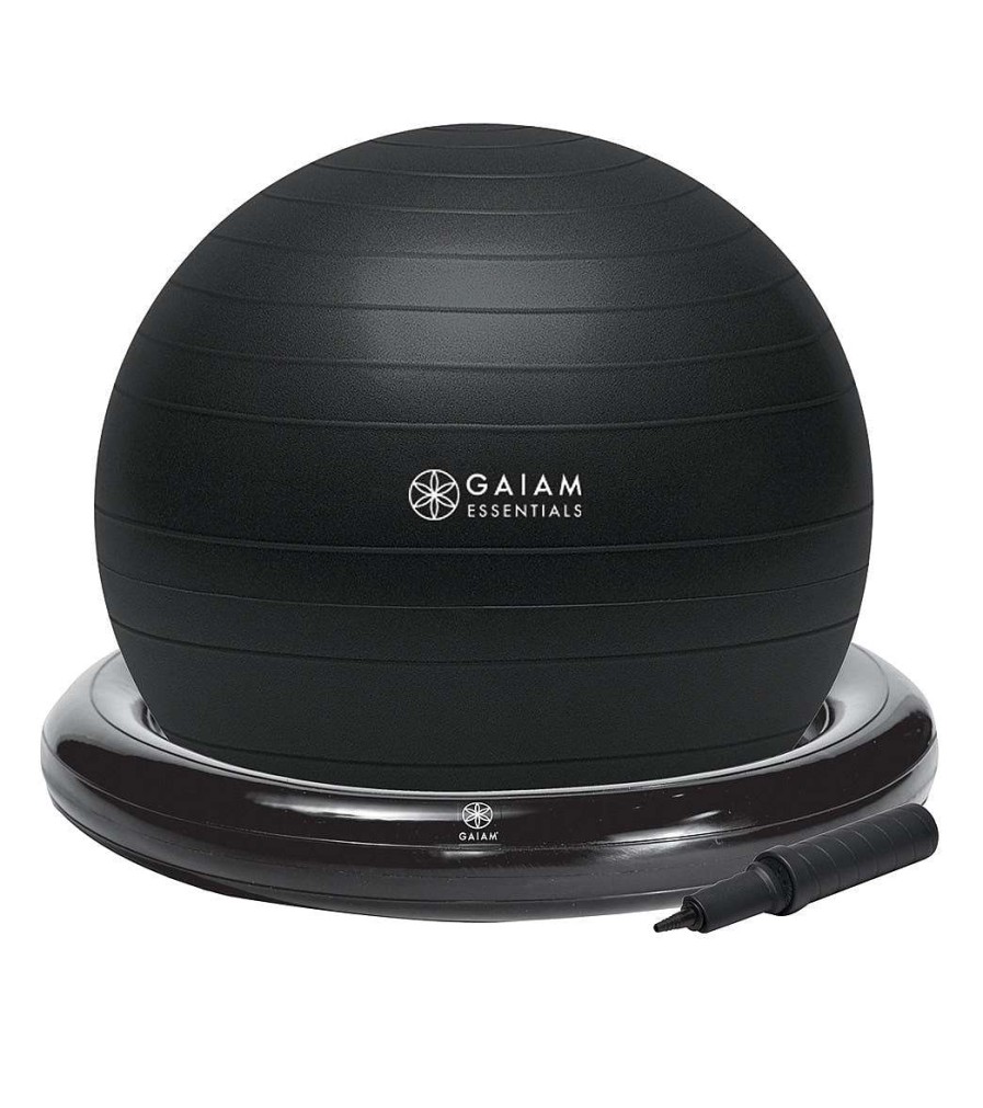 Yoga Mats & Props Gaiam | Balance Ball & Base Kit