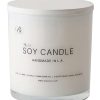 Home & Wellness RXLA | Citrine Soy Candle, 15 Oz White