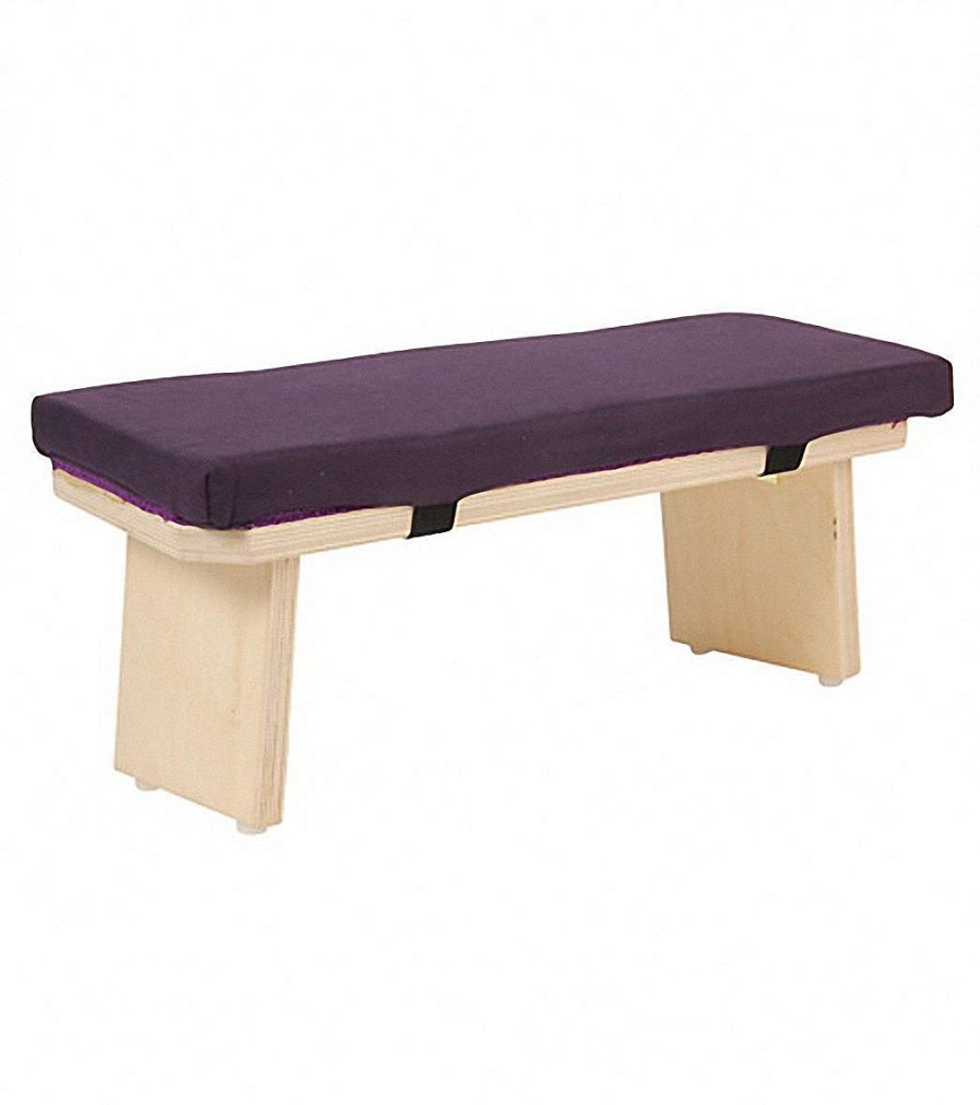 Yoga Mats & Props Hugger Mugger | Yoga Meditation Bench Plum