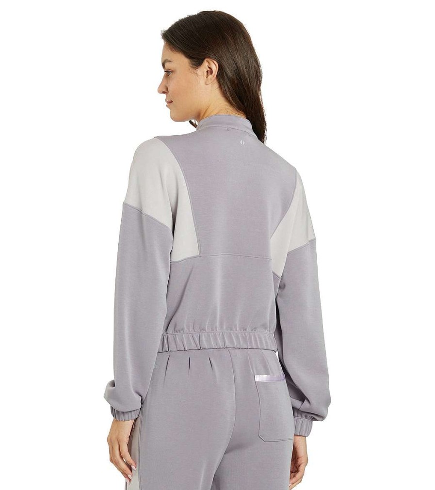 Clothing Thrive Societe Yoga Jackets & Sweatshirts | Blocked Half Zip Pullover