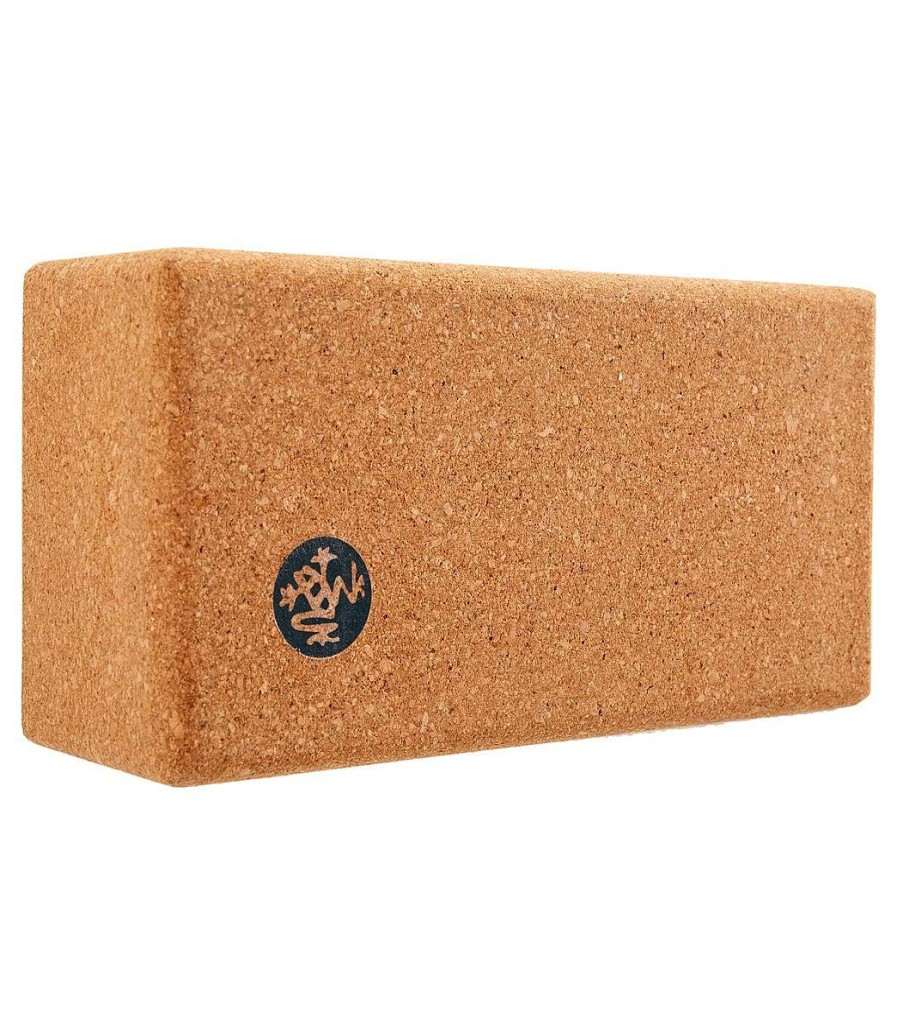 Yoga Mats & Props Manduka | Lean Cork Yoga Block 3 Inch