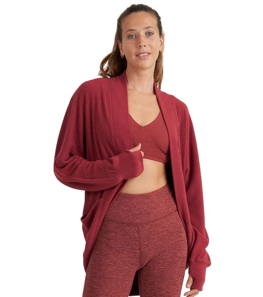 Clothing Thrive Societe Yoga Jackets & Sweatshirts | Blouson Cocoon Cardi