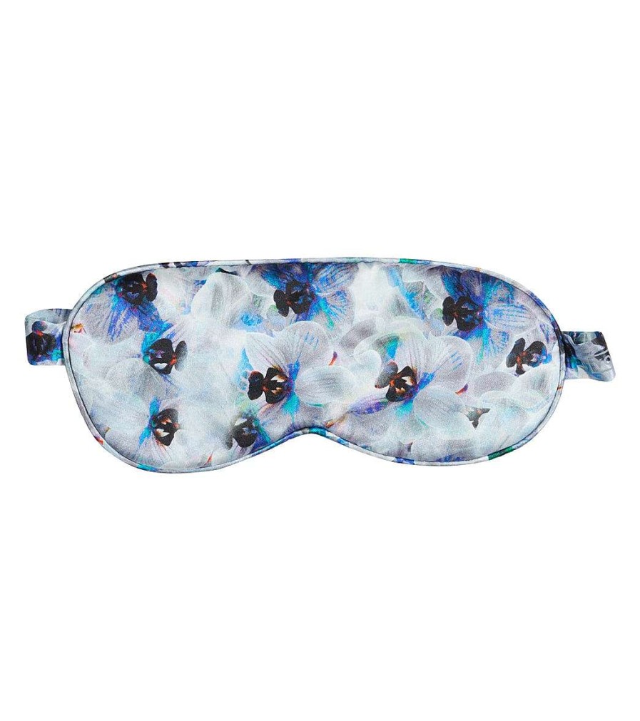 Yoga Mats & Props B Yoga | The Silk Sleep Mask Midnight Orchid