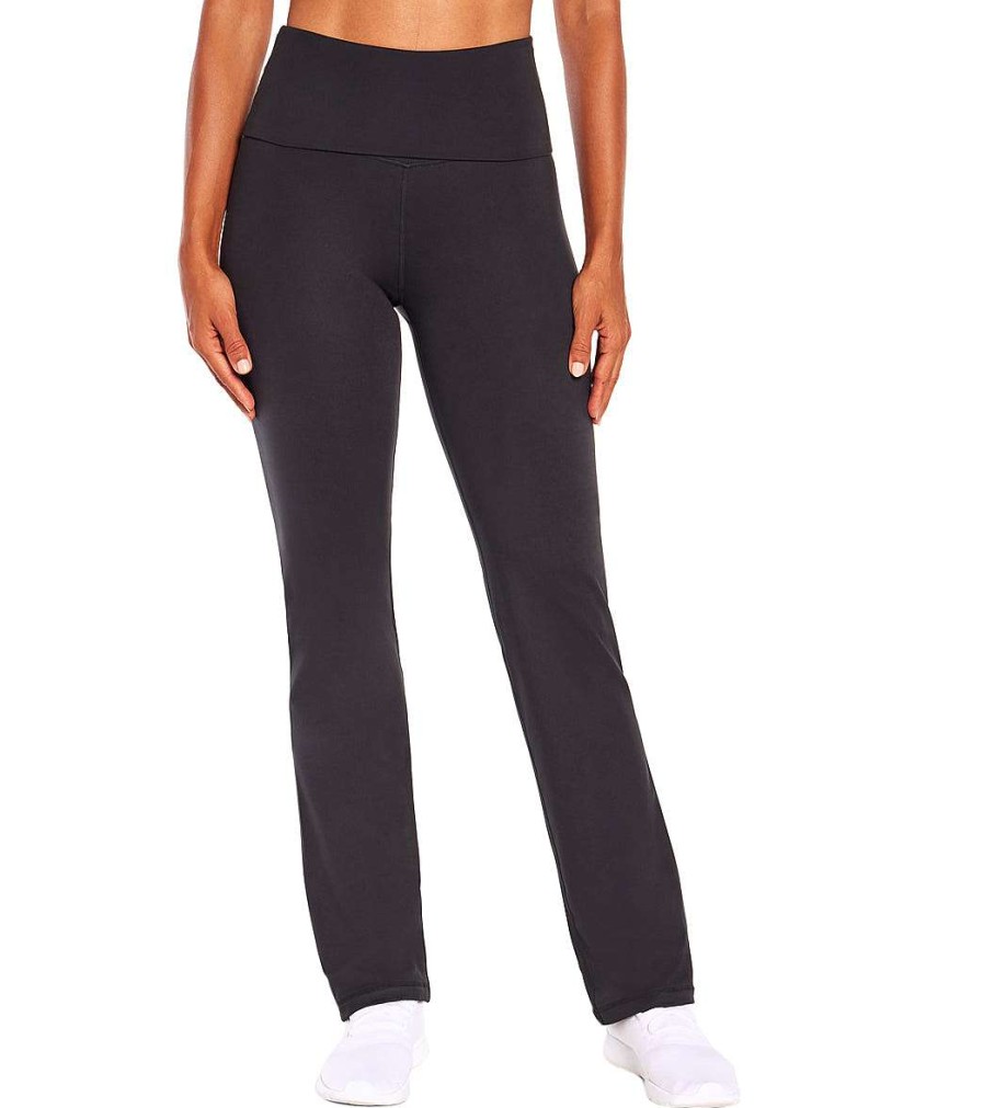 Clothing Balance Collection Yoga Pants | Aubrey Fold Over Pant Black