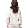 Clothing Spiritual Gangster Yoga Jackets & Sweatshirts | Yin Yang Relaxed Crew White Sand