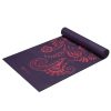 Yoga Mats & Props Gaiam | Premium Yoga Mat 68" 6Mm Extra Thick Aubergine Swirl