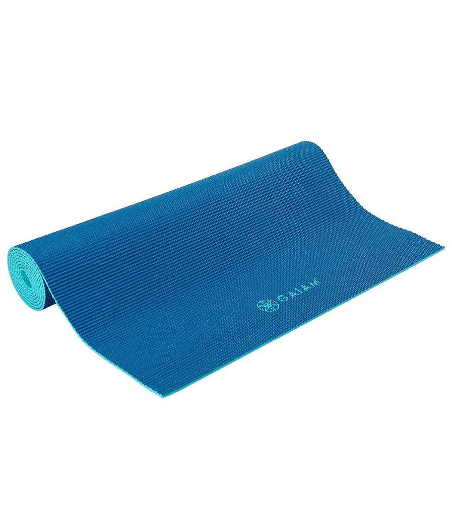 Yoga Mats & Props Gaiam | Classic Dual Color Yoga Mat 68" 4Mm Open Sea