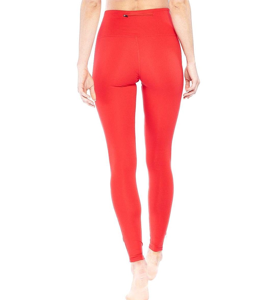 Clothing Electric Yoga Yoga Leggings | Feeling Yourself Yoga Leggings Red