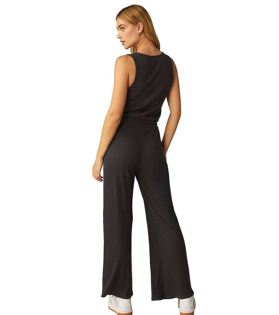 Clothing Beyond Yoga Yoga Leotards & Jumpsuits | Jetsetter Jumpsuit Black