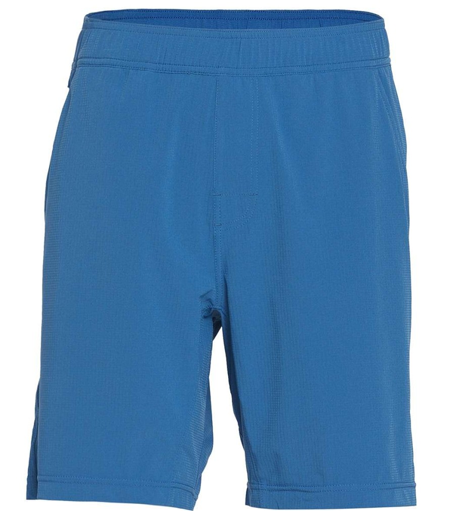 Clothing prAna Men'S Yoga Shorts | Men'S Heiro Lined Short Admiral Blue