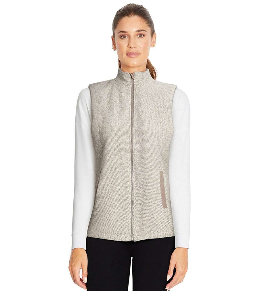 Clothing Marika Yoga Jackets & Sweatshirts | Fionn Vest H. Cinder