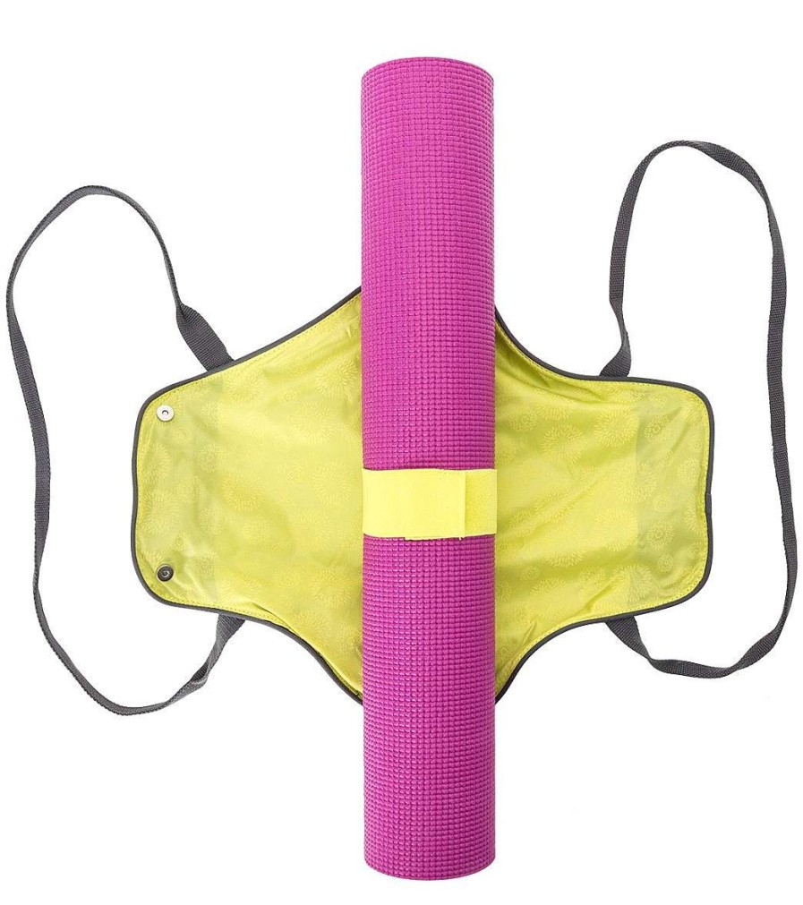 Accessories Gaiam | On-The-Go Yoga Mat Carrier Citron Storm