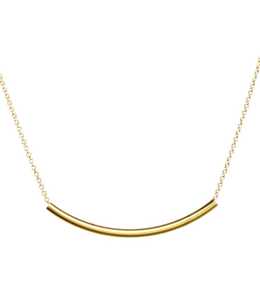 Accessories Dogeared | Balance Tube Necklace Gold