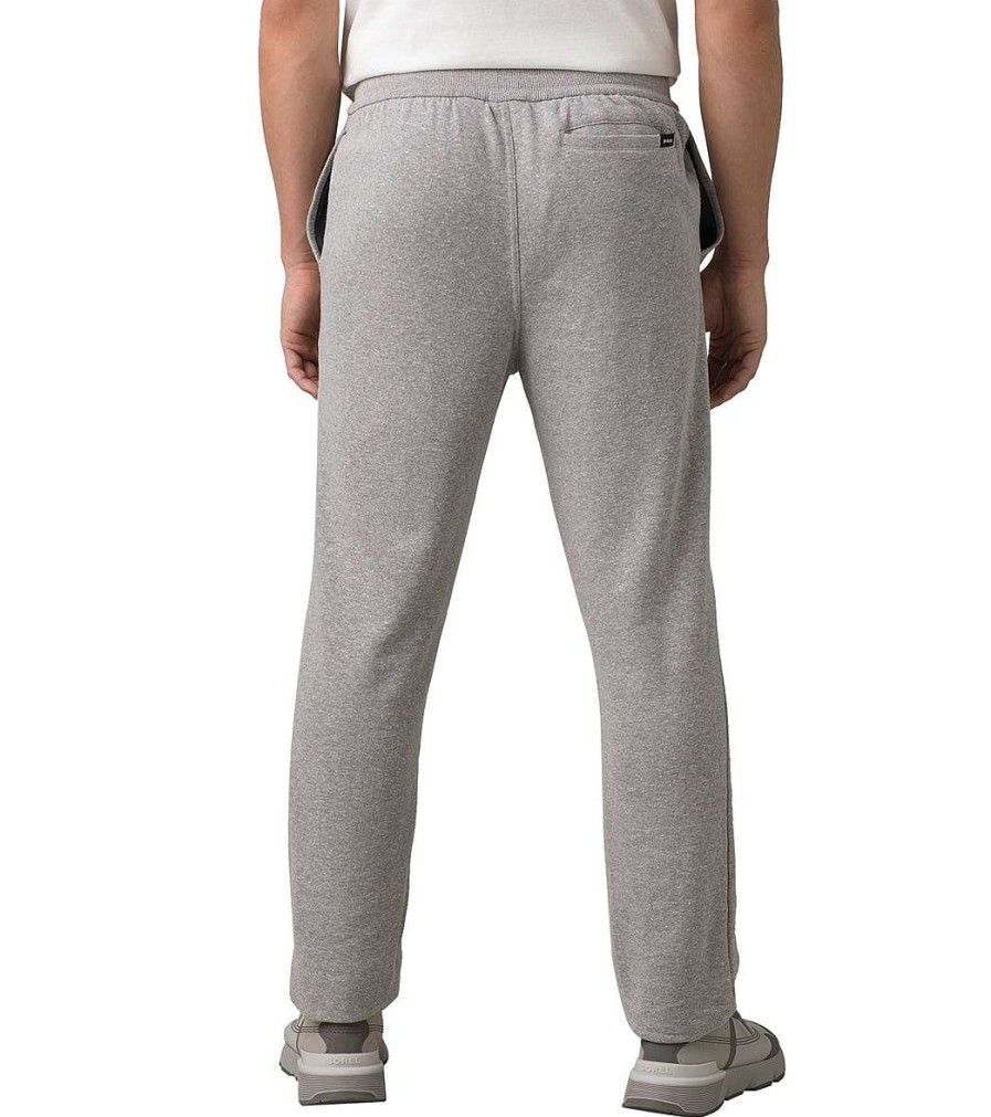 Clothing prAna Men'S Yoga Pants | Cardiff Fleece Sweatpant Heather Grey