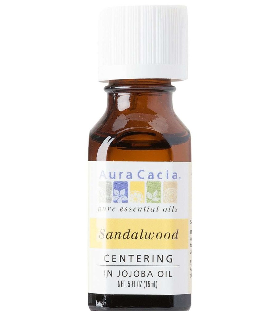 Home & Wellness Aura Cacia | Sandalwood (In Jojoba Oil) - Precious Essentials