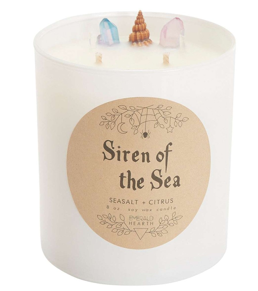 Home & Wellness Emerald Hearth | Siren Of The Sea White