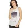 Clothing Spiritual Gangster Yoga Tops | Moon Muscle Tank Stone