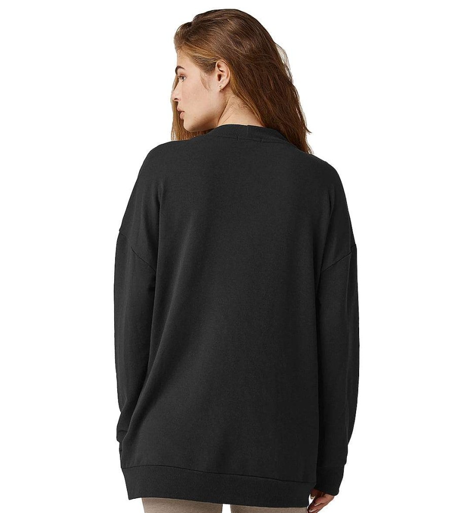 Clothing Beyond Yoga Yoga Jackets & Sweatshirts | Carefree Cardigan Black