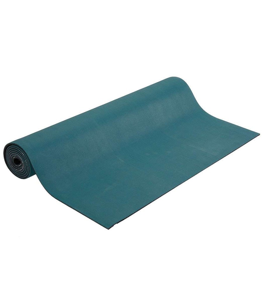 Yoga Mats & Props Jade Yoga | Elite S Natural Rubber Yoga Mat 71" 5Mm Deep Green/Black