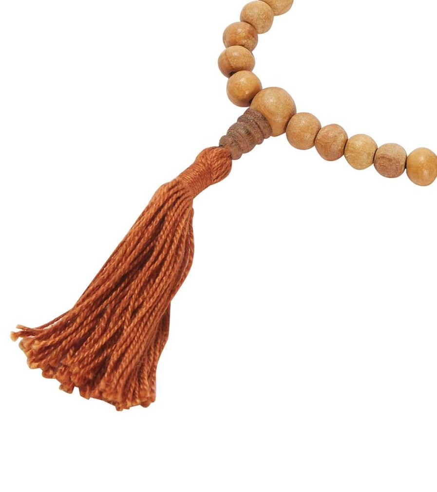 Meditation dZi | Wrist Mala: Kadam Brown