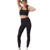 Clothing Lilybod Yoga Sports Bras | Astrid Bra Tarmac Black