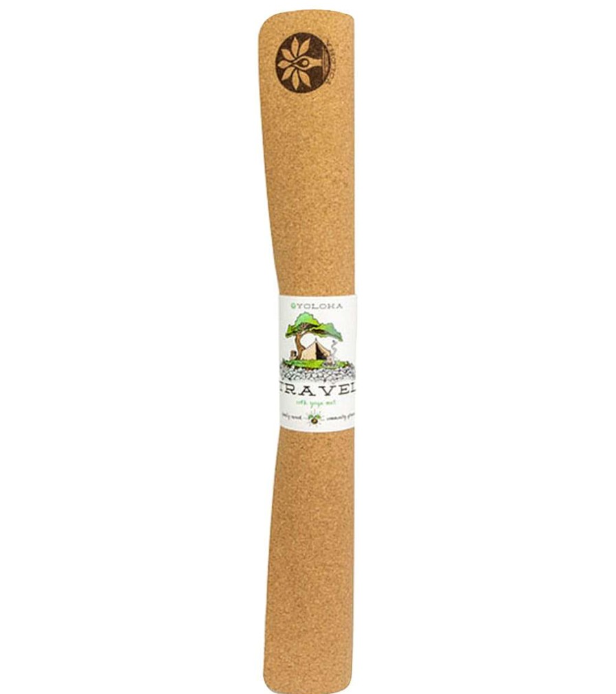 Yoga Mats & Props Yoloha | Travel Artist Cork Yoga Mat 72" Encompass