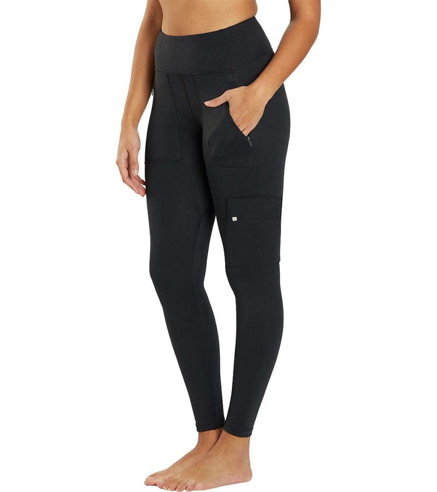 Clothing Marika Yoga Leggings | Aya Side Pocket Legging Black