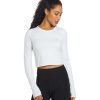 Clothing Girlfriend Collective Yoga Tops | Reset Cropped Long Sleeve