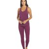 Clothing NUX Yoga Tops | Groundwork Organic Yoga Tank Purple Onyx