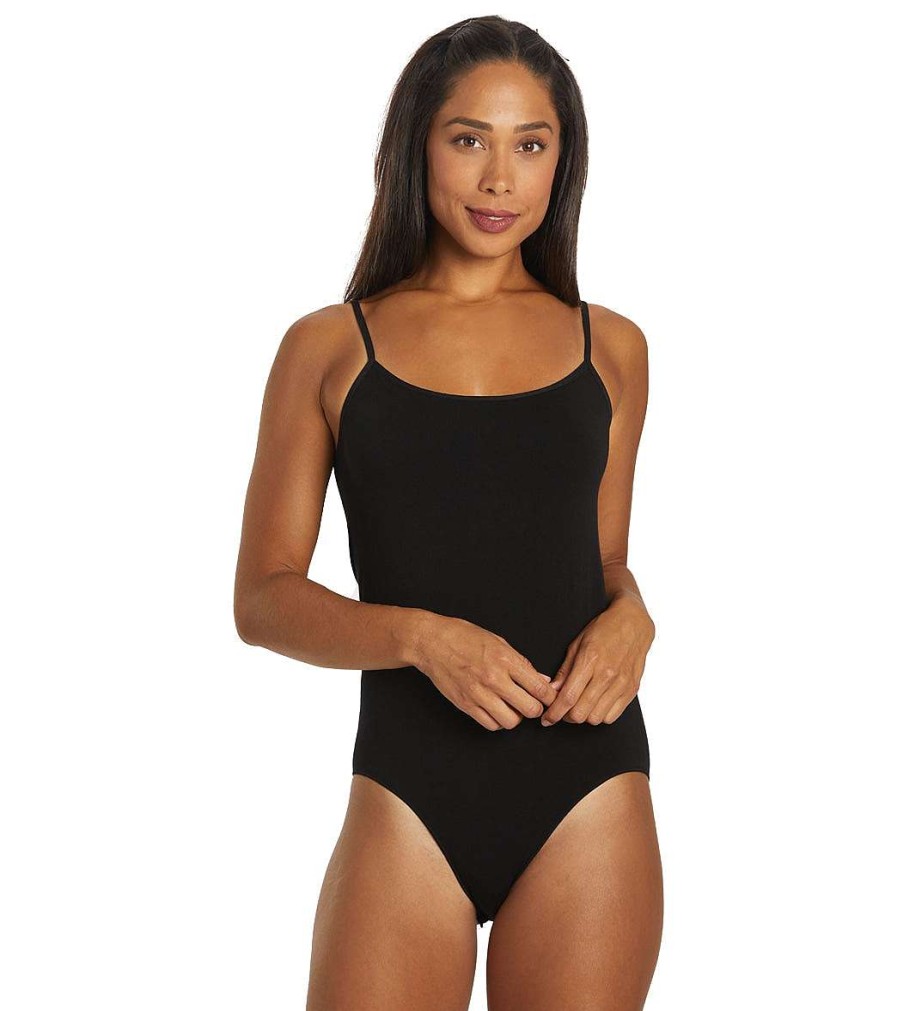 Clothing Boody Yoga Leotards & Jumpsuits | Cami Bodysuit Black