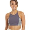 Clothing Free People Yoga Sports Bras | Fired Up Yoga Sports Bra Purple Combo