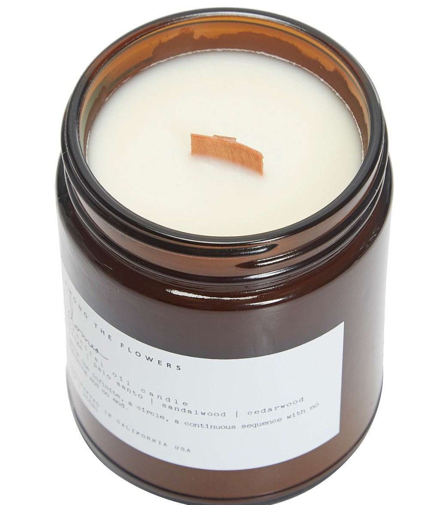 Home & Wellness Among The Flowers | Domes Palo Santo + Orange 9Oz Candle