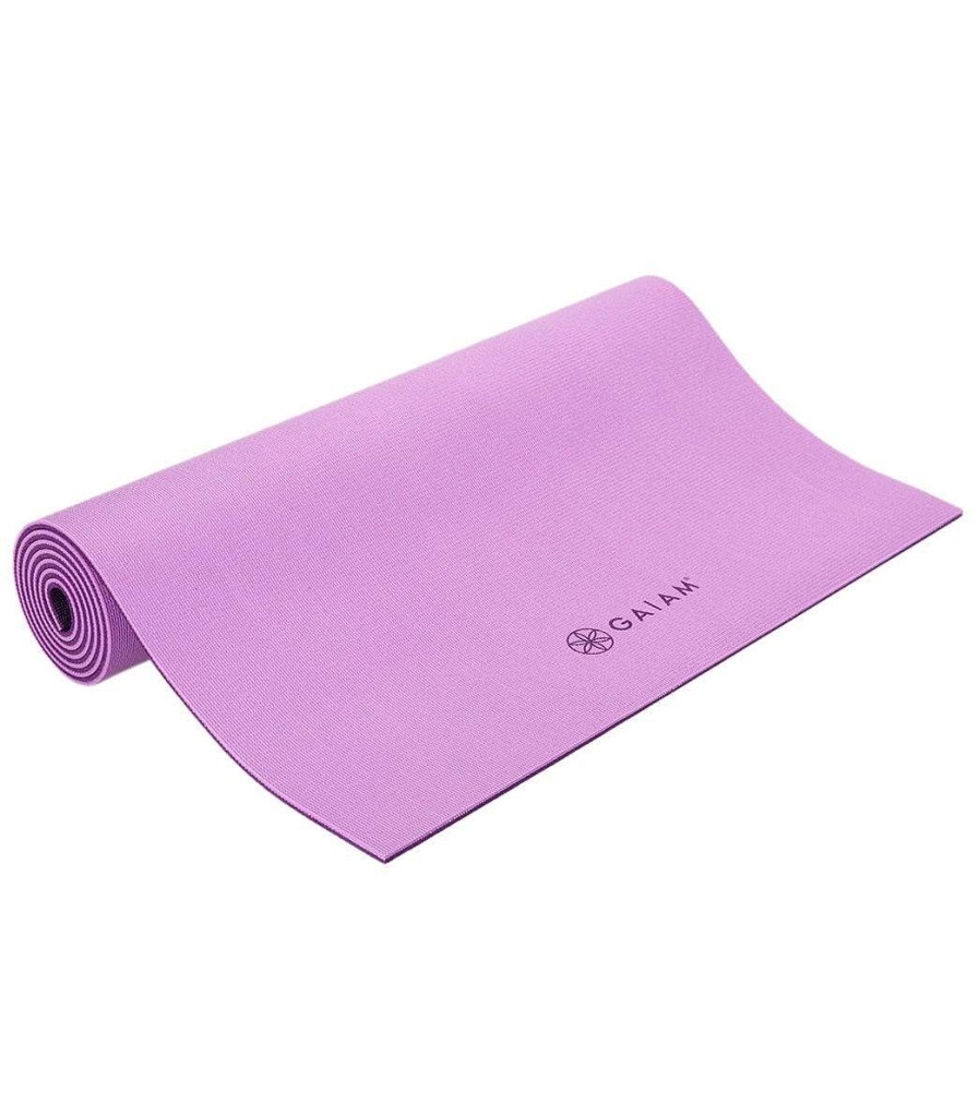 Yoga Mats & Props Gaiam | Ultra Sticky Yoga Mat 68" 6Mm Extra Thick Purple