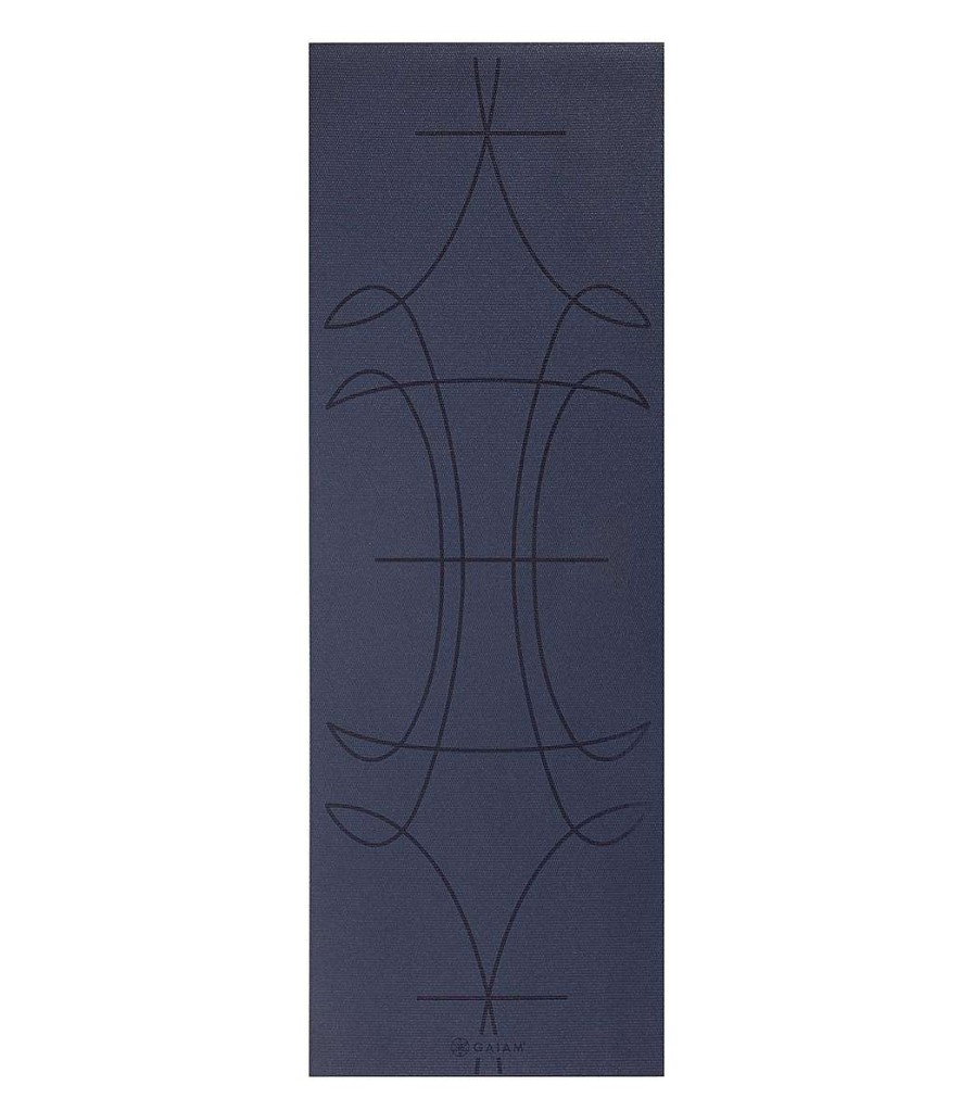 Yoga Mats & Props Gaiam | Alignment Yoga Mat, 4Mm Ink