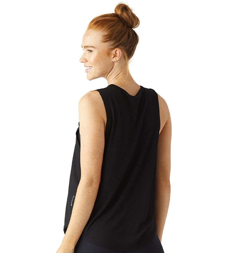 Clothing Glyder Yoga Tops | Power Yoga Tank Black