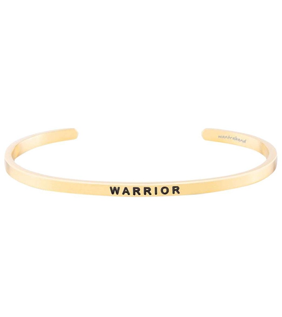 Accessories Mantraband | Warrior Bracelet Yellow Gold