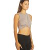 Clothing Zobha Yoga Tops | Melange Twist Crop