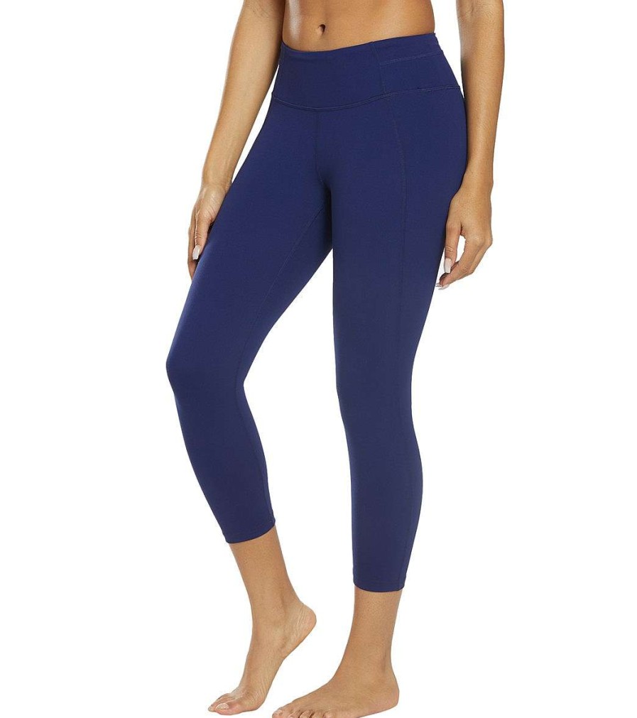 Clothing prAna Yoga Leggings | Momento Yoga Capris Coal