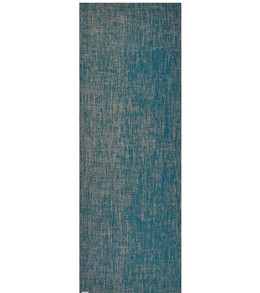 Yoga Mats & Props Gaiam | Jute Yoga Mat 68" 6Mm Thick Turquoise / Beige