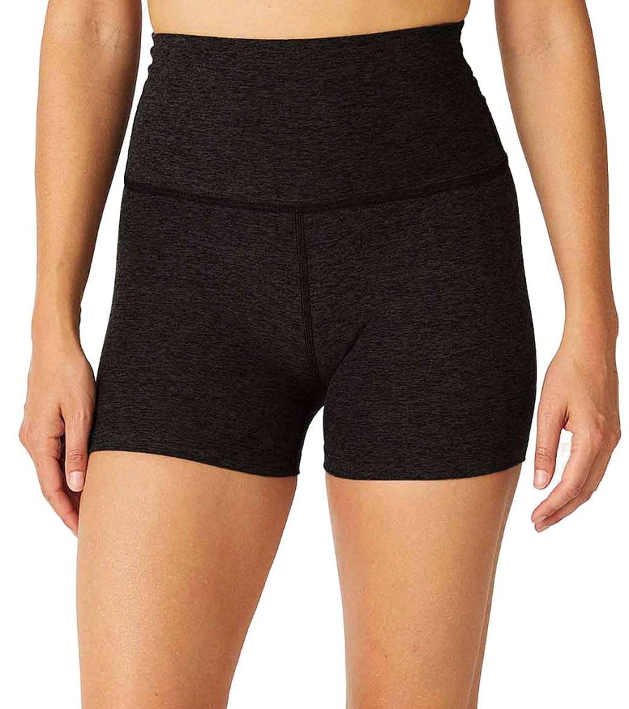 Clothing Beyond Yoga Yoga Shorts | Spacedye All For Run Shorts Darkest Night