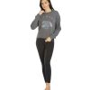 Clothing Spiritual Gangster Yoga Jackets & Sweatshirts | Moon Dream Mazzy Pullover Sweater Slate