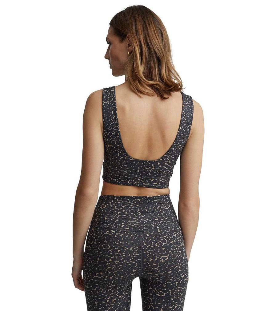 Clothing Varley Yoga Sports Bras | Let'S Move Delta Bra Cluster Leopard