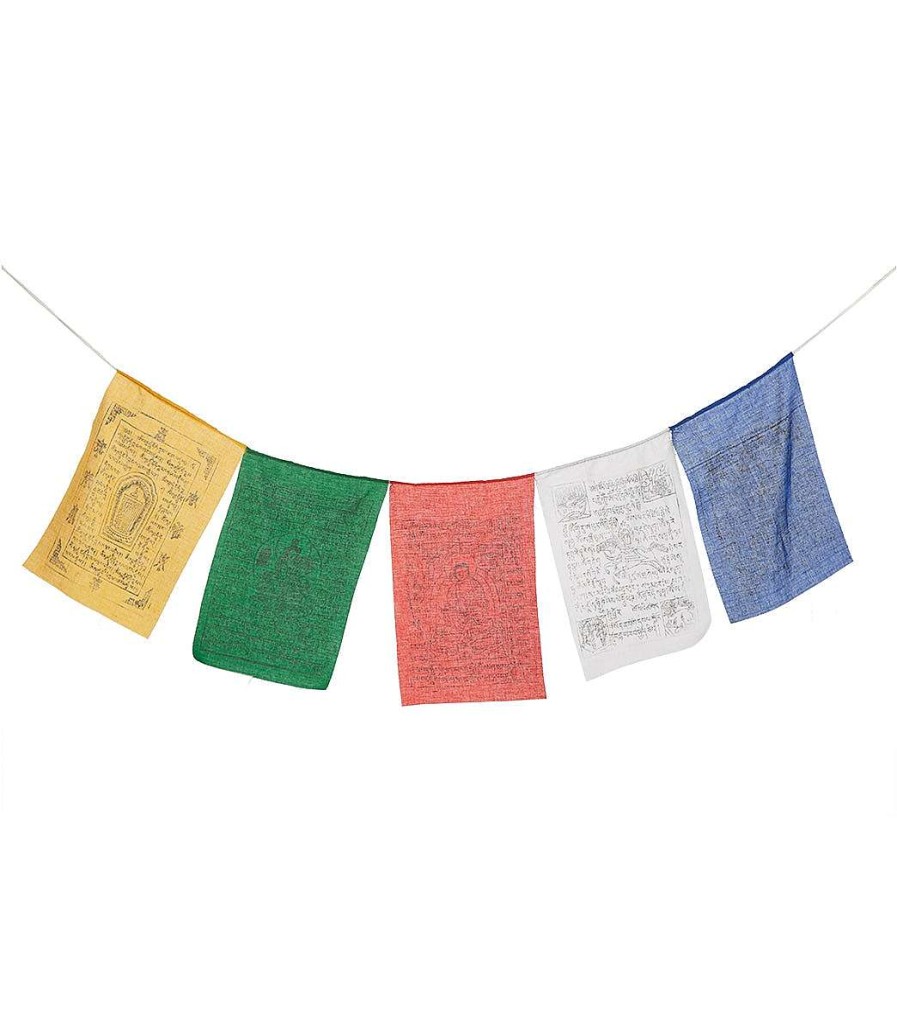 Meditation dZi | Prayer Flag: Gcs Deity, Medium Multi