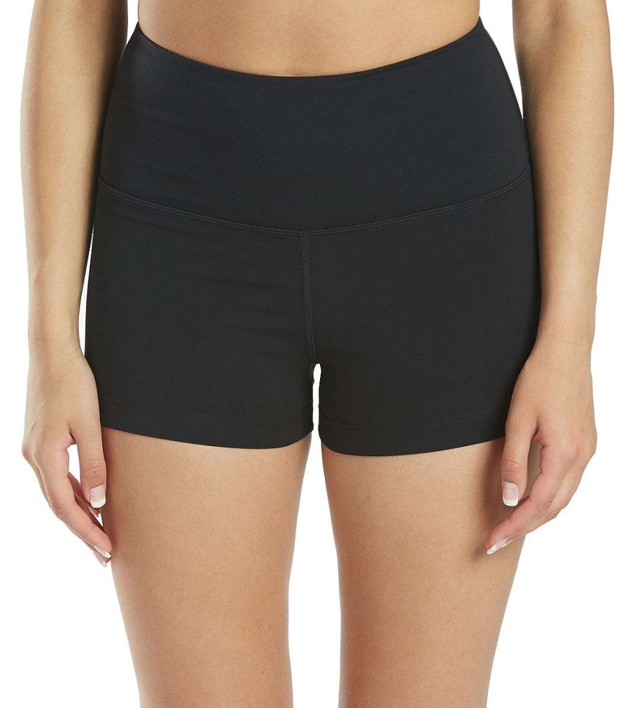 Clothing Everyday Yoga Yoga Shorts | Uphold Solid High Waisted Hot Yoga Shorts 1"