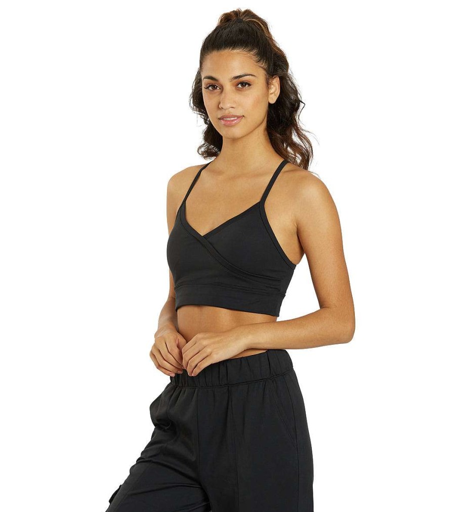 Clothing Marika Yoga Sports Bras | Jada Sport Bra Black