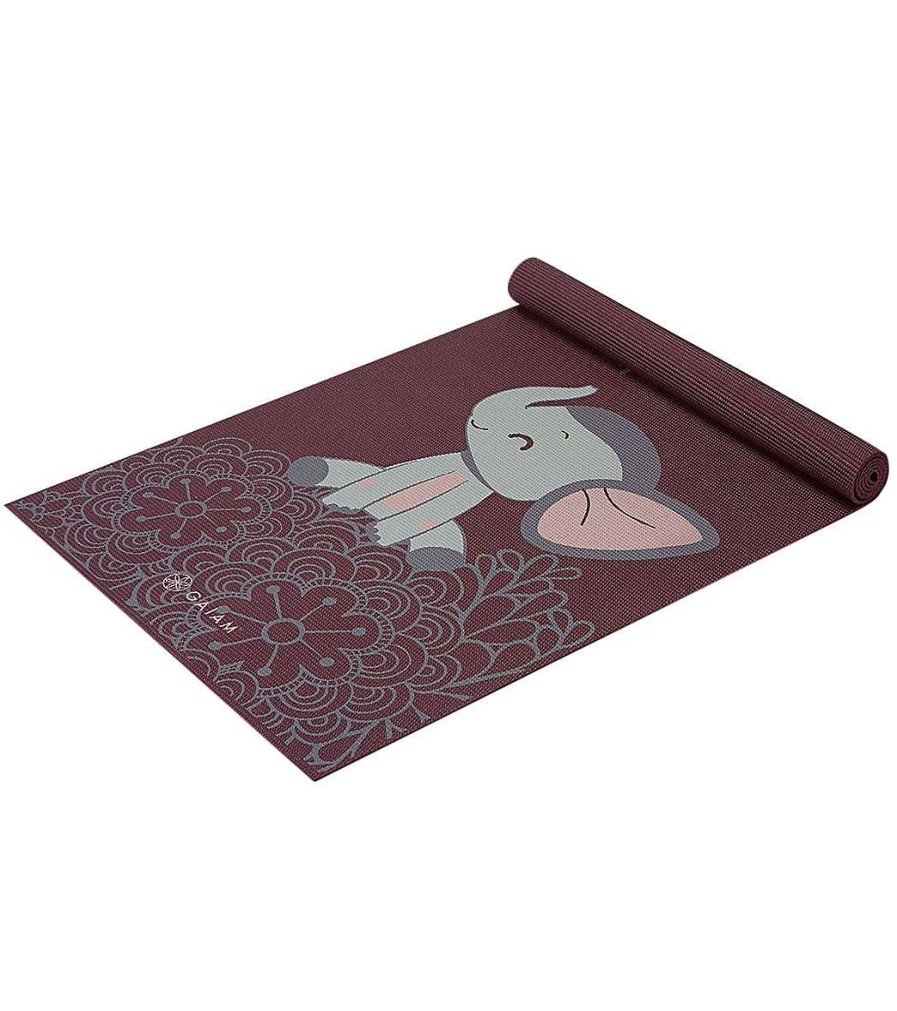 Yoga Mats & Props Gaiam | Ears Kids Yoga Mat 3Mm Elephant Ears