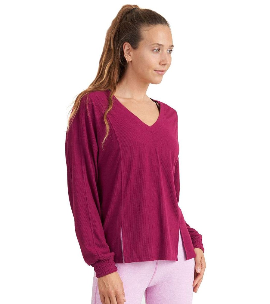 Clothing Thrive Societe Yoga Jackets & Sweatshirts | V-Neck Pullover